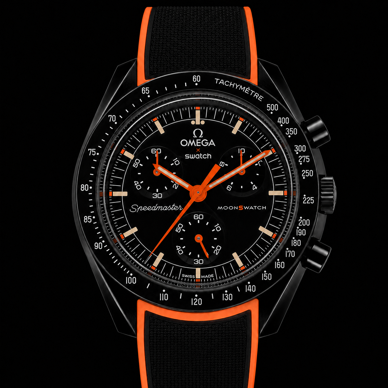 MOD Moonswatch Black Lava
