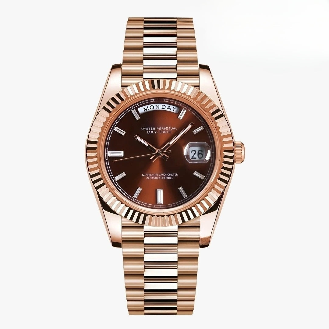Seikojust Mod Daydate Rose Gold Chocolate