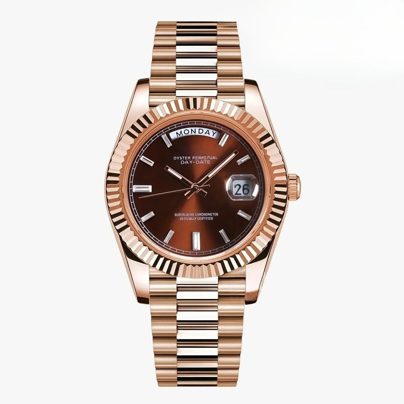 Seikojust Mod Daydate Rose Gold Chocolate