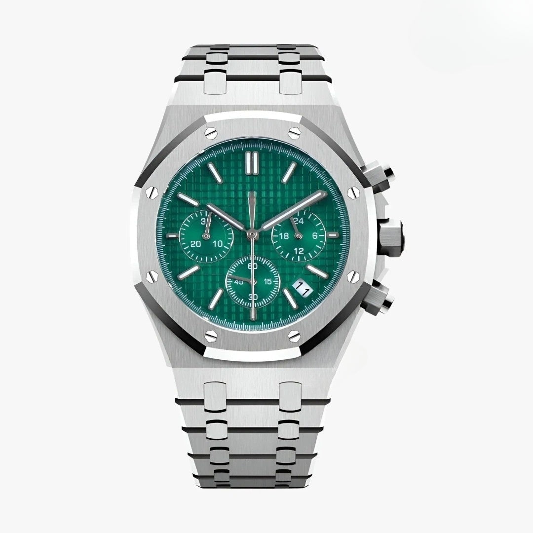 Royal Seikoak Mod Chrono Green