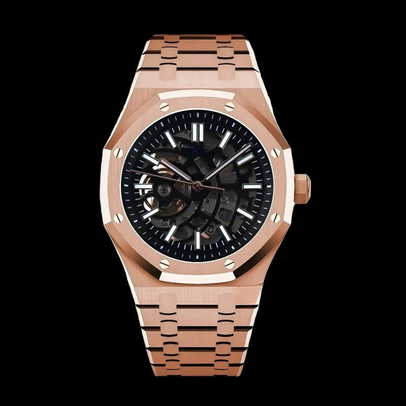 Royal Seikoak Mod Rose Gold Skeleton