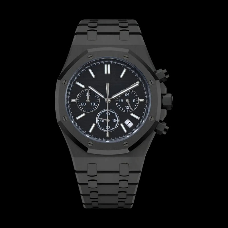 Royal Seikoak Mod Chrono Triple Black