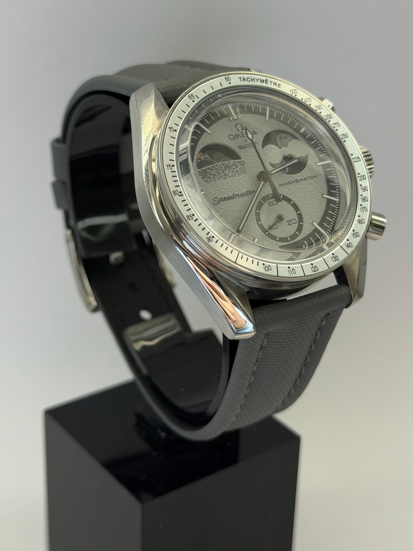 MOD Moonswatch Silver Earth
