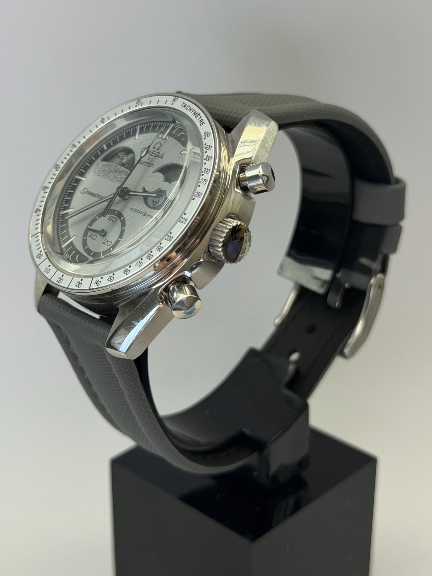 MOD Moonswatch Silver Earth