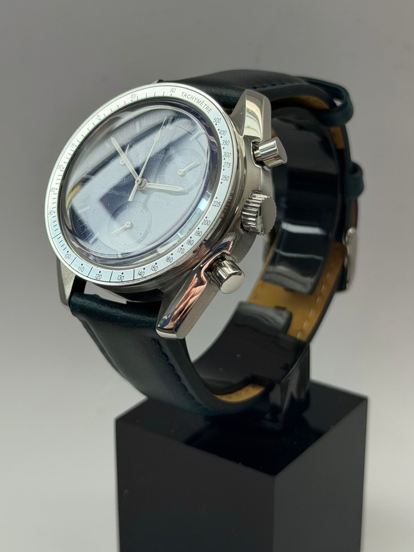 MOD Moonswatch Silver Blue