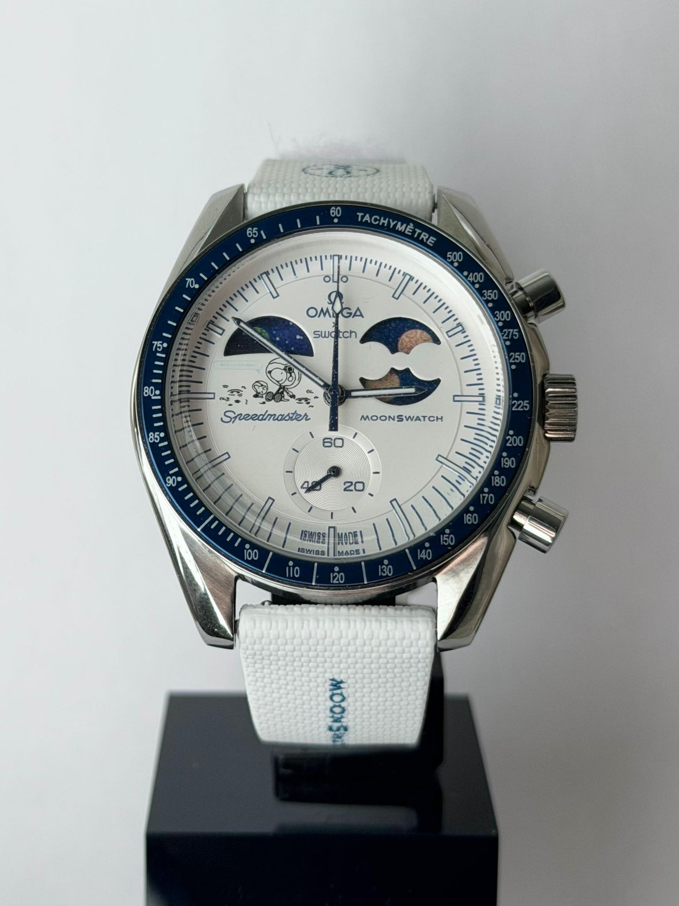 MOD Moonswatch White Blue Moon