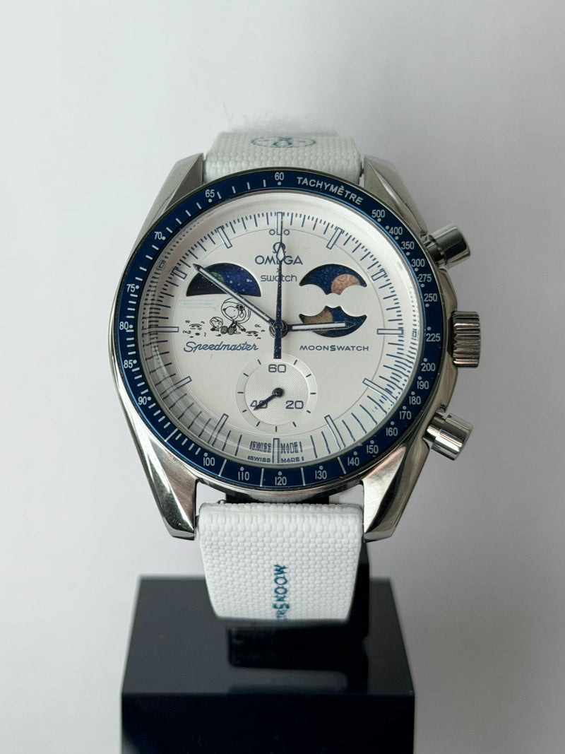 MOD Moonswatch White Blue Moon