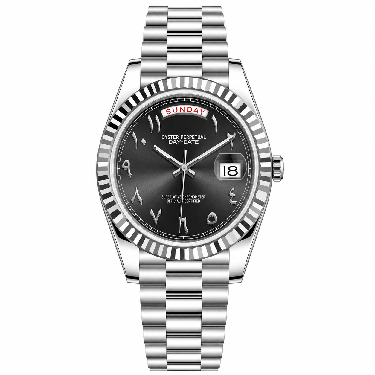 Seikojust Mod Daydate Arabic Deep Grey