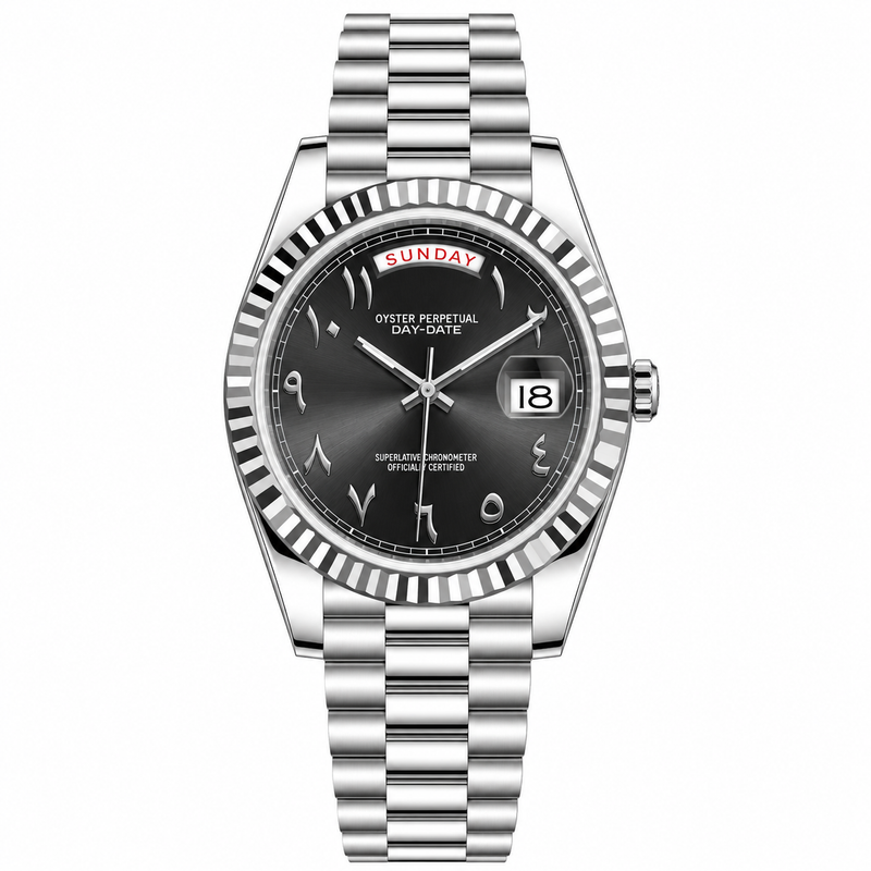 Seikojust Mod Daydate Arabic Deep Grey
