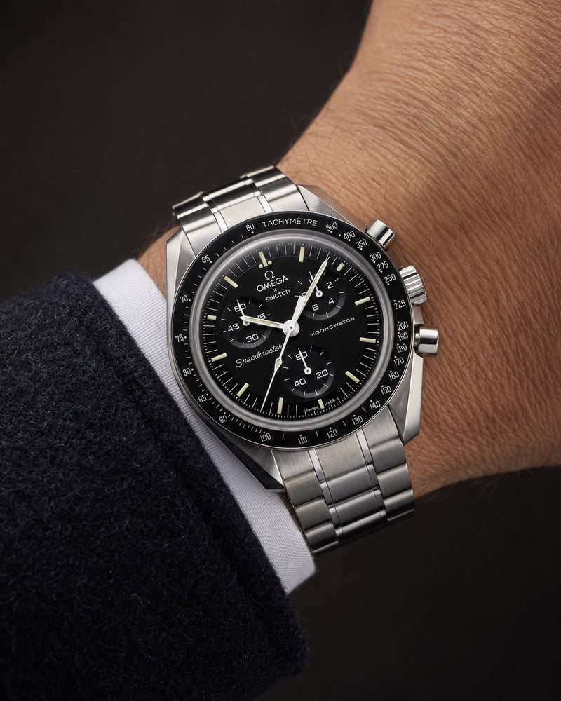 MOD Moonswatch Black Steel