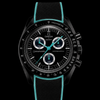 MOD Moonswatch Black Cyan