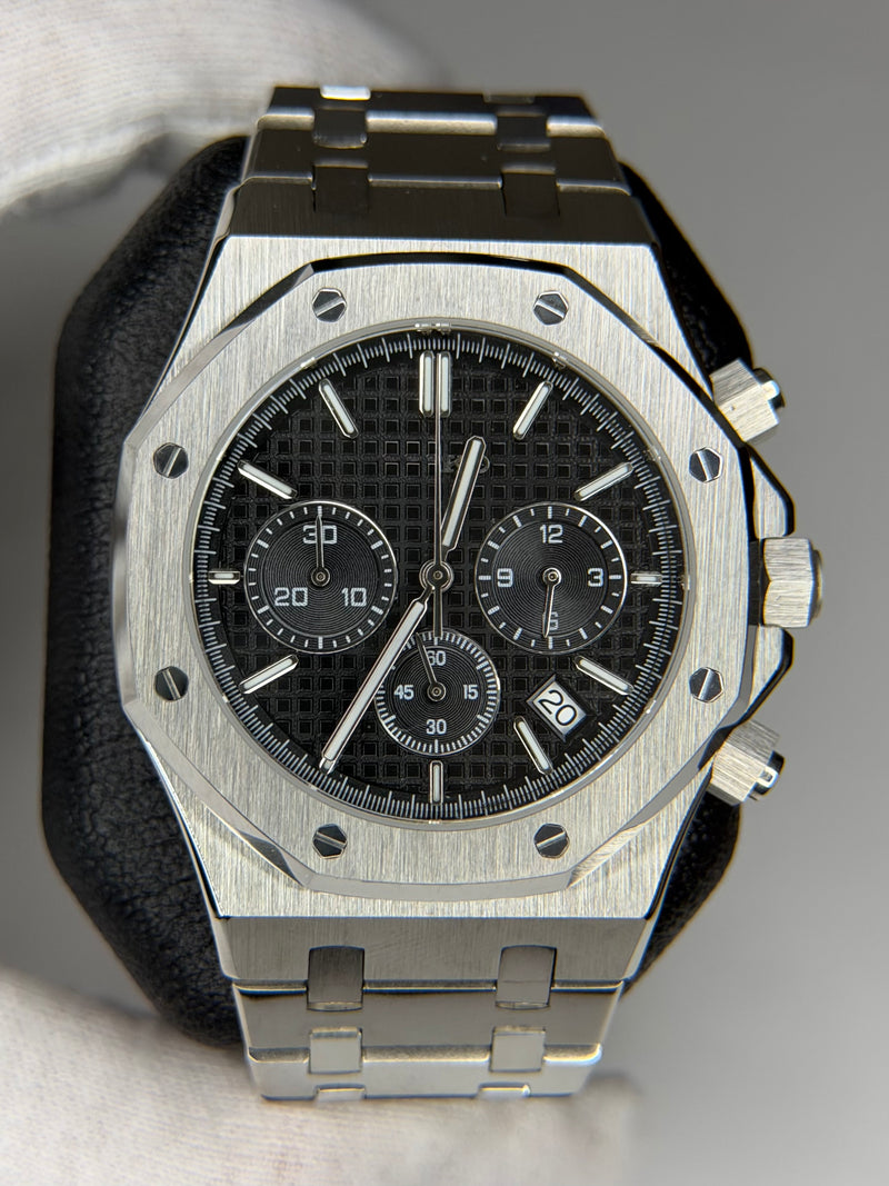 Royal Seikoak Mod Chrono Black