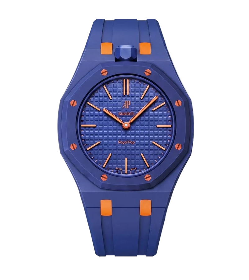 Ap Swatch MOD Blue Orange Ceramic