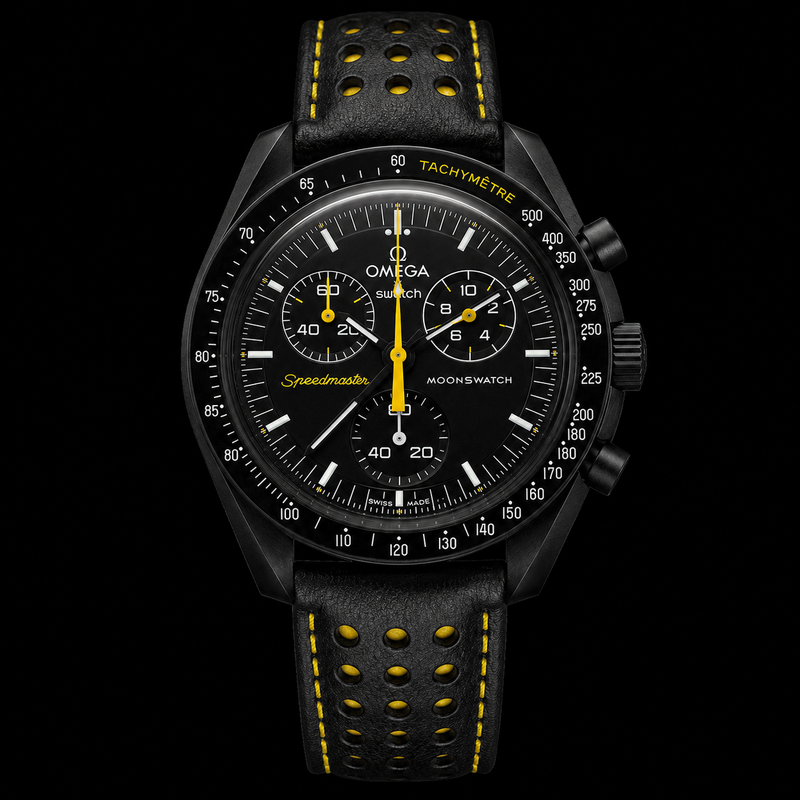 MOD Moonswatch Black Racing