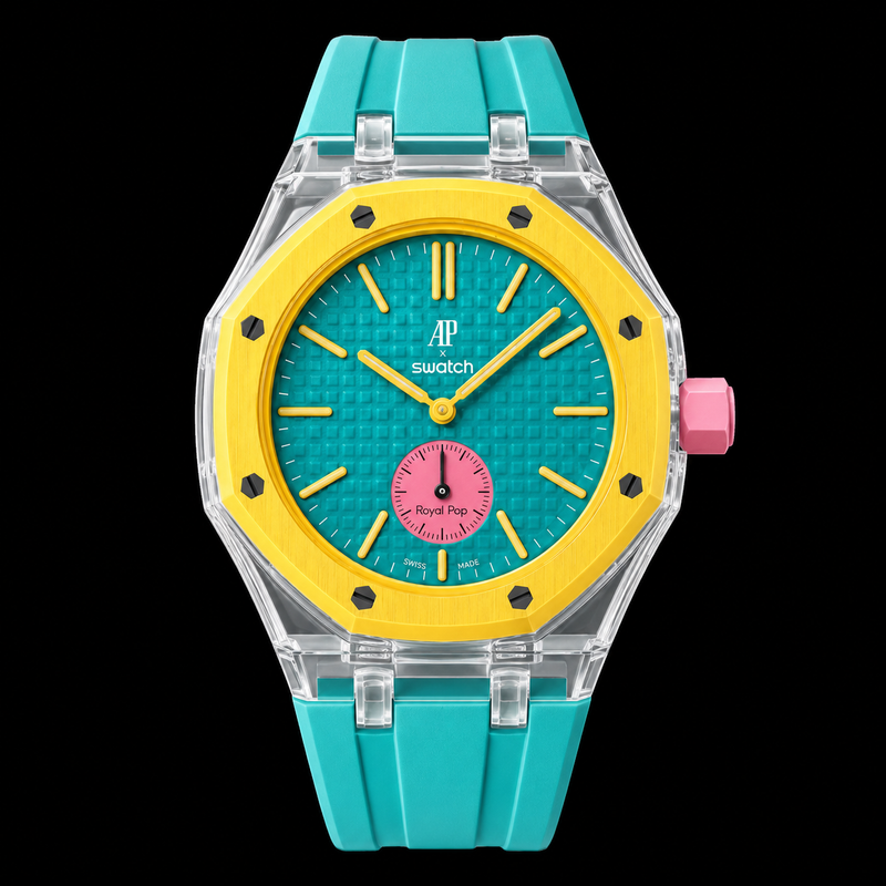 Ap Swatch MOD Yellow Pink Transparent