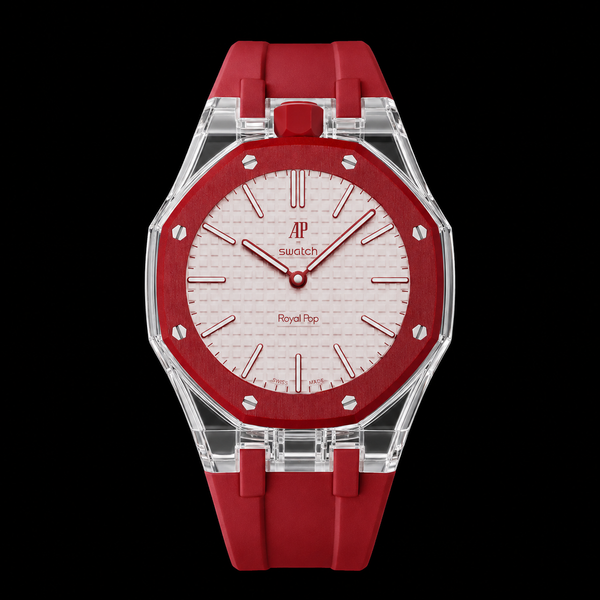 Ap Swatch MOD Red Cherry Transparent