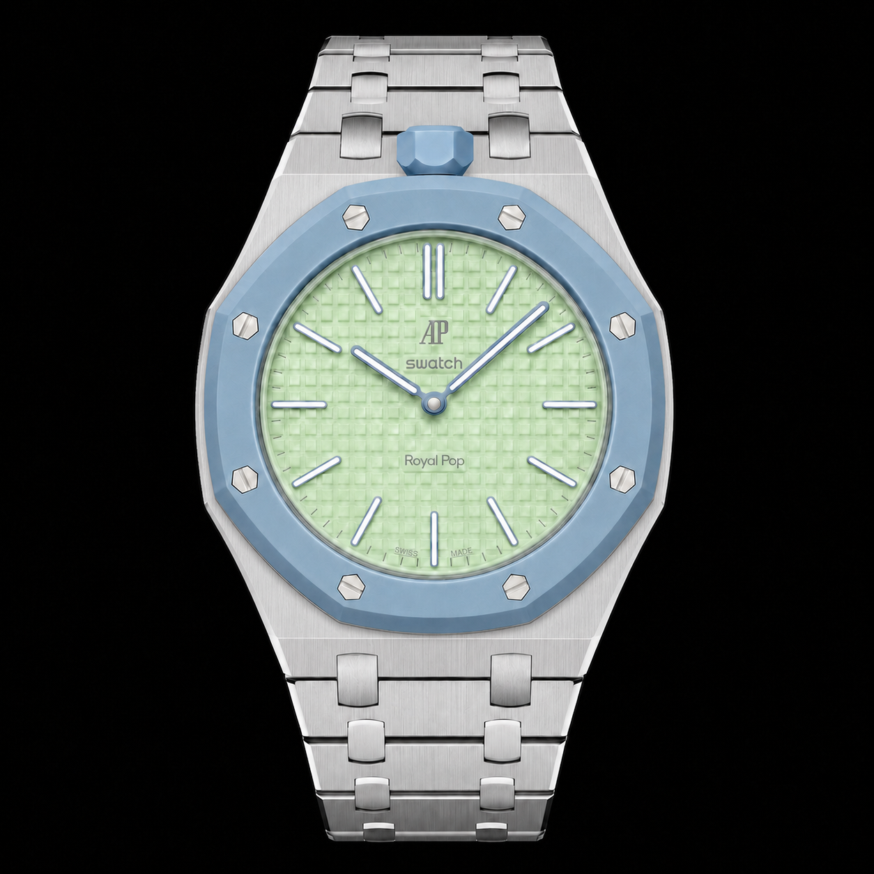 Ap Swatch MOD Light Blue Steel