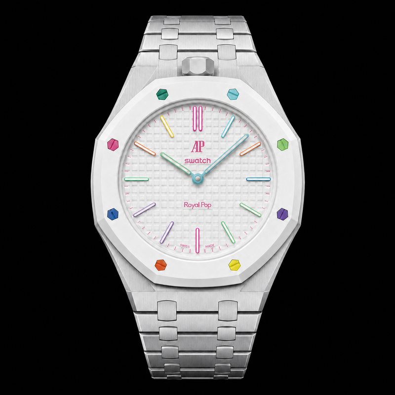 Ap Swatch MOD White Steel