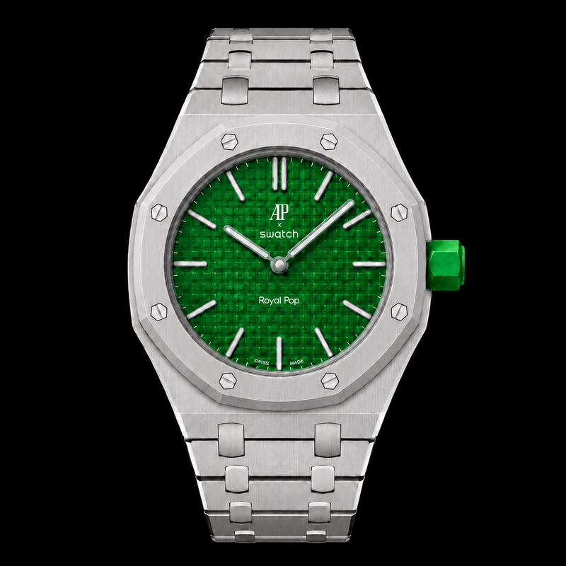 Ap Swatch MOD Green Full Steel