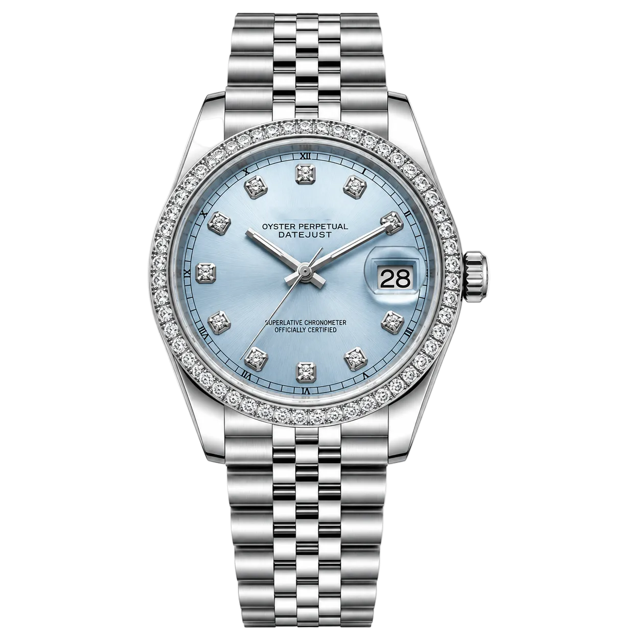 Seikojust Blue Diamond Baguette