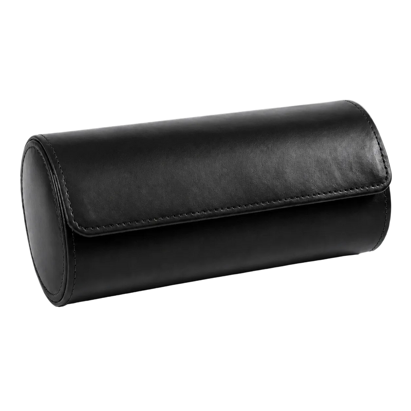 Estuche premium de piel negro para 3