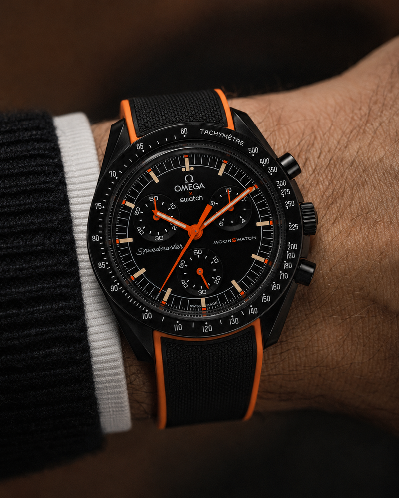 MOD Moonswatch Black Lava