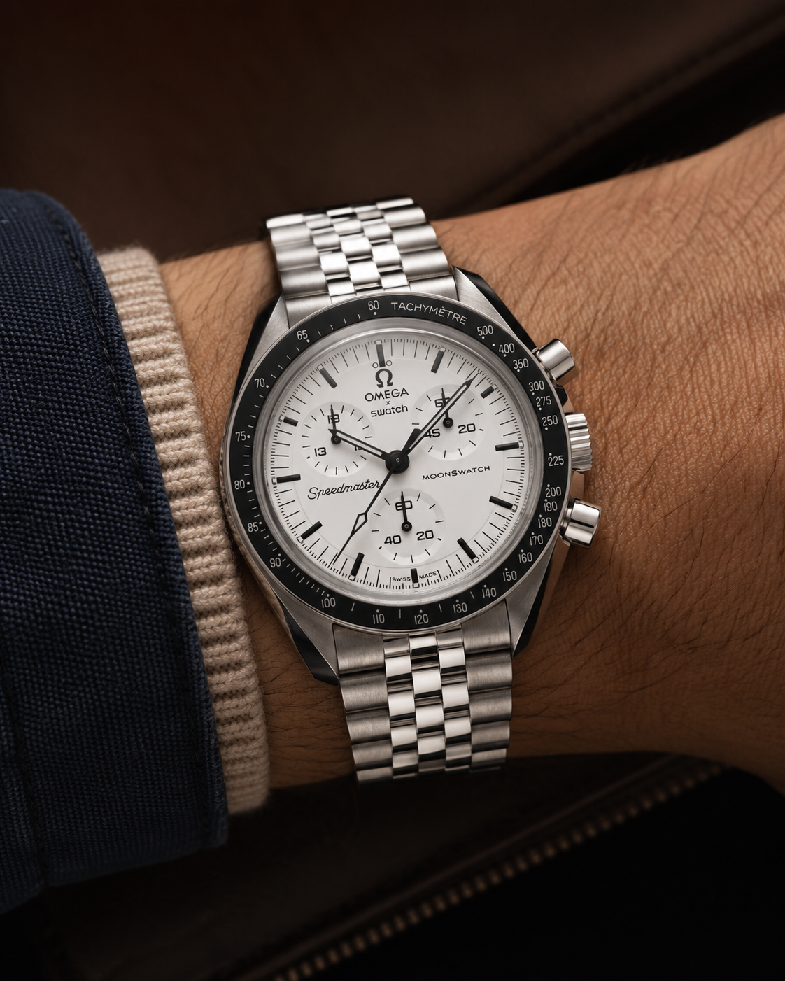 MOD Moonswatch White Jubilee