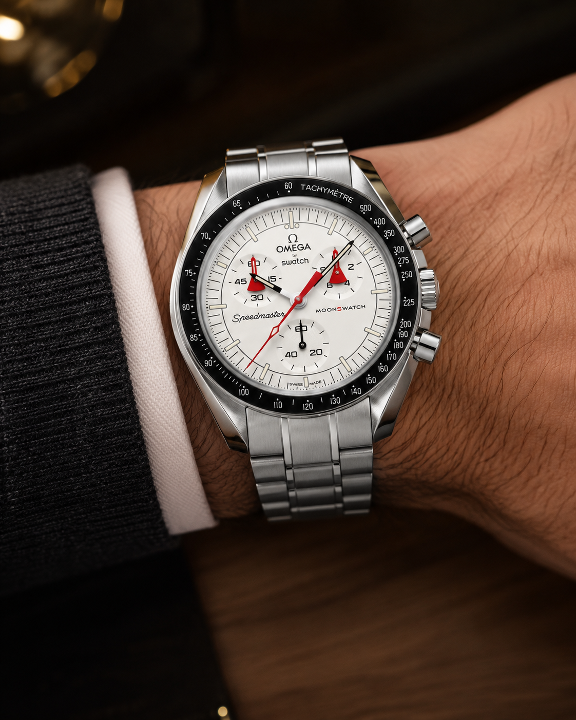 MOD Moonswatch White Racing