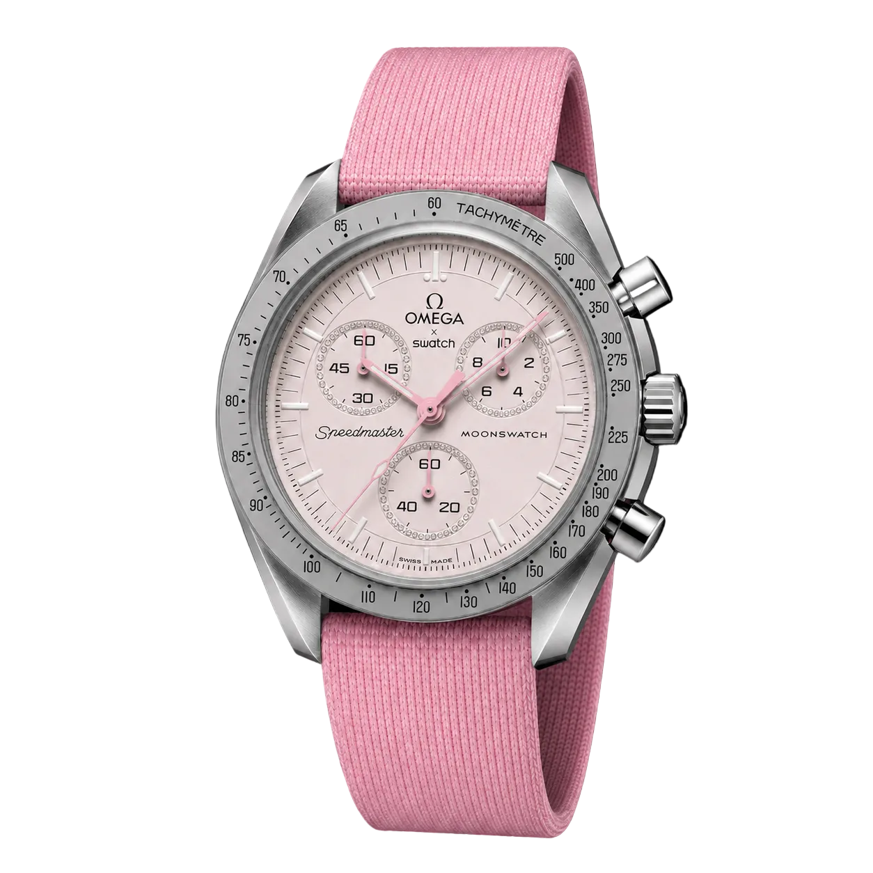 MOD Moonswatch Pink White