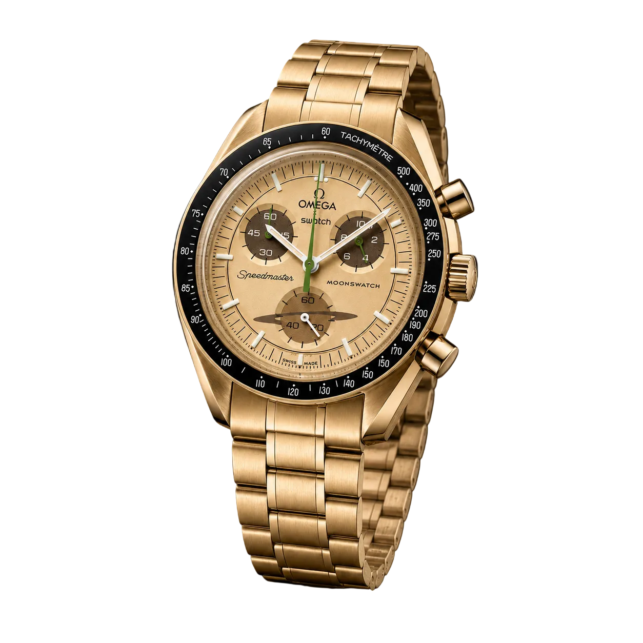 MOD Moonswatch Gold Saturn