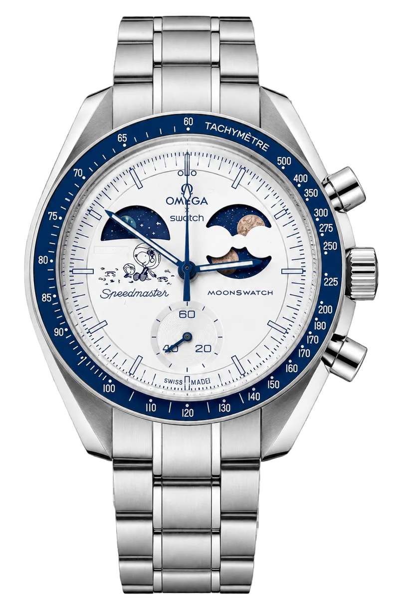 MOD Moonswatch White Blue Moon
