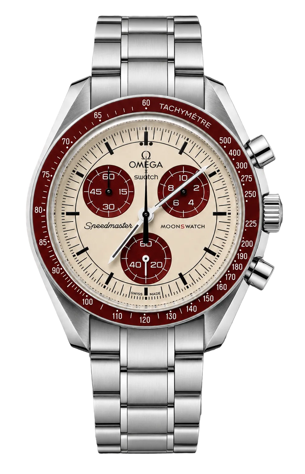 MOD Moonswatch Red and White