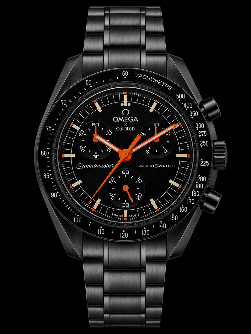 MOD Moonswatch Black Lava