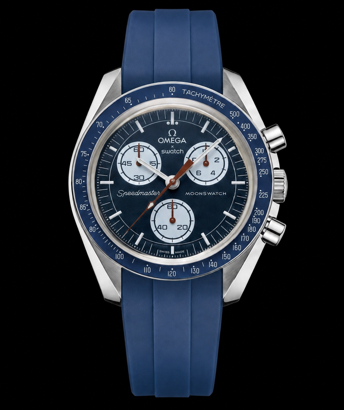 MOD Moonswatch Blue Racing