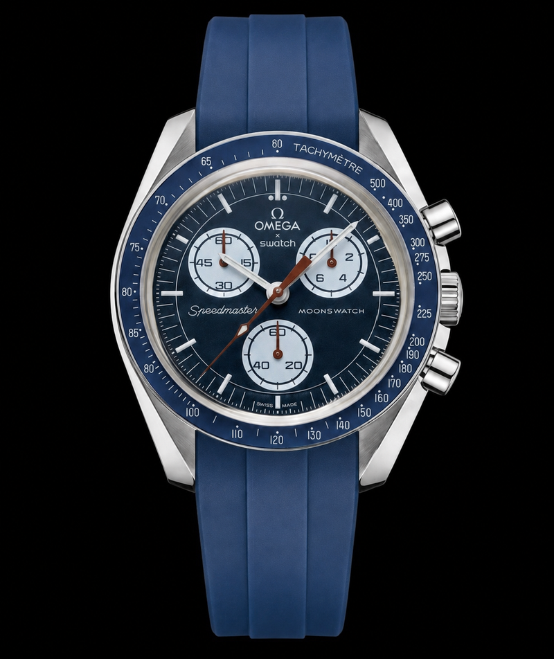 MOD Moonswatch Blue Racing
