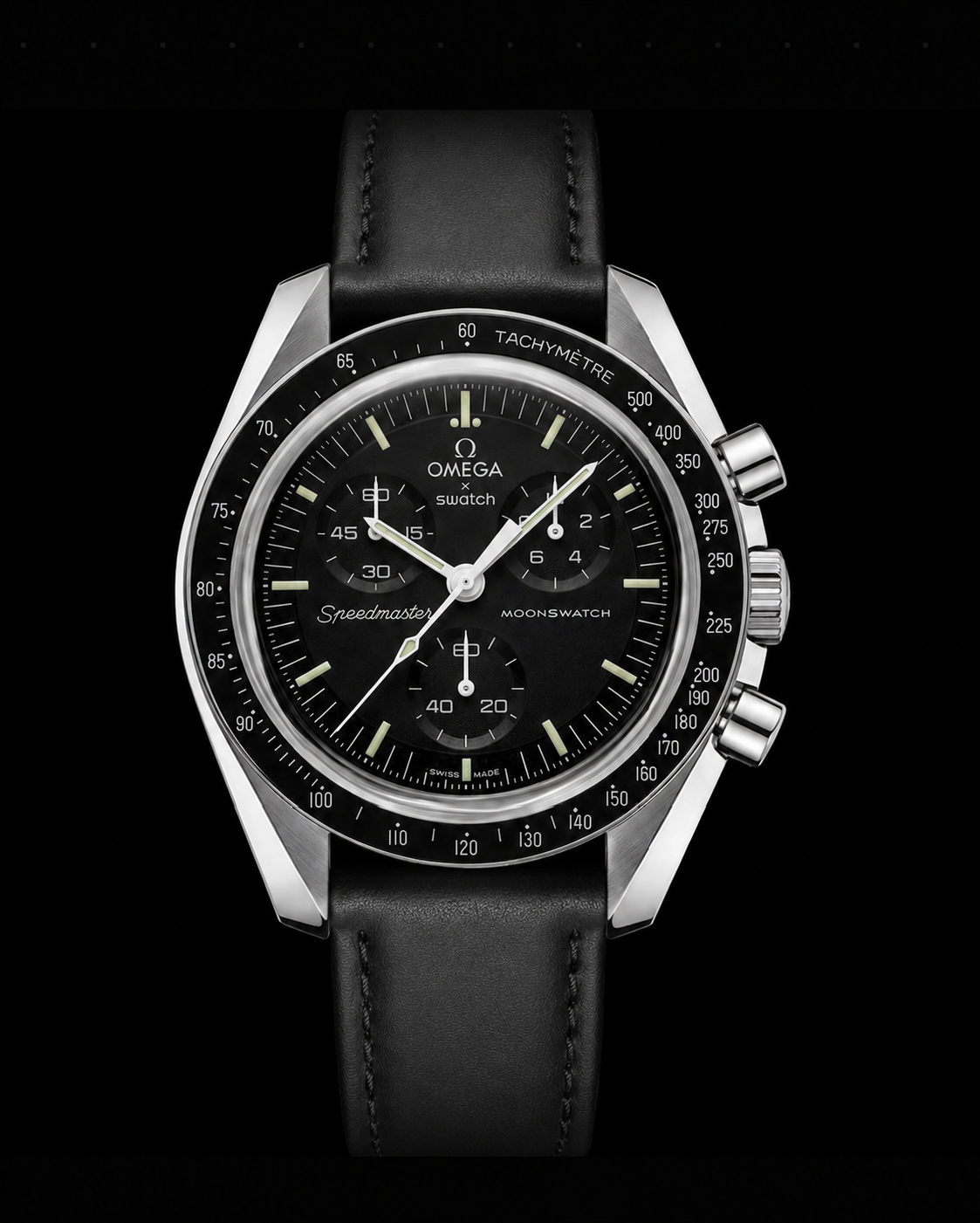 MOD Moonswatch Black Steel