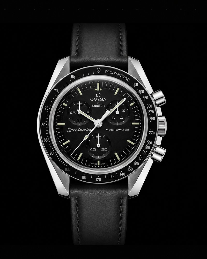 MOD Moonswatch Black Steel
