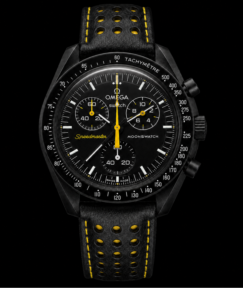 MOD Moonswatch Black Racing