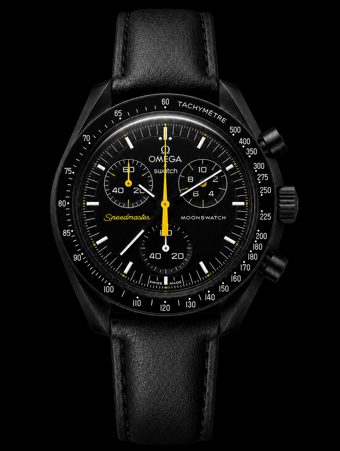 MOD Moonswatch Black Racing