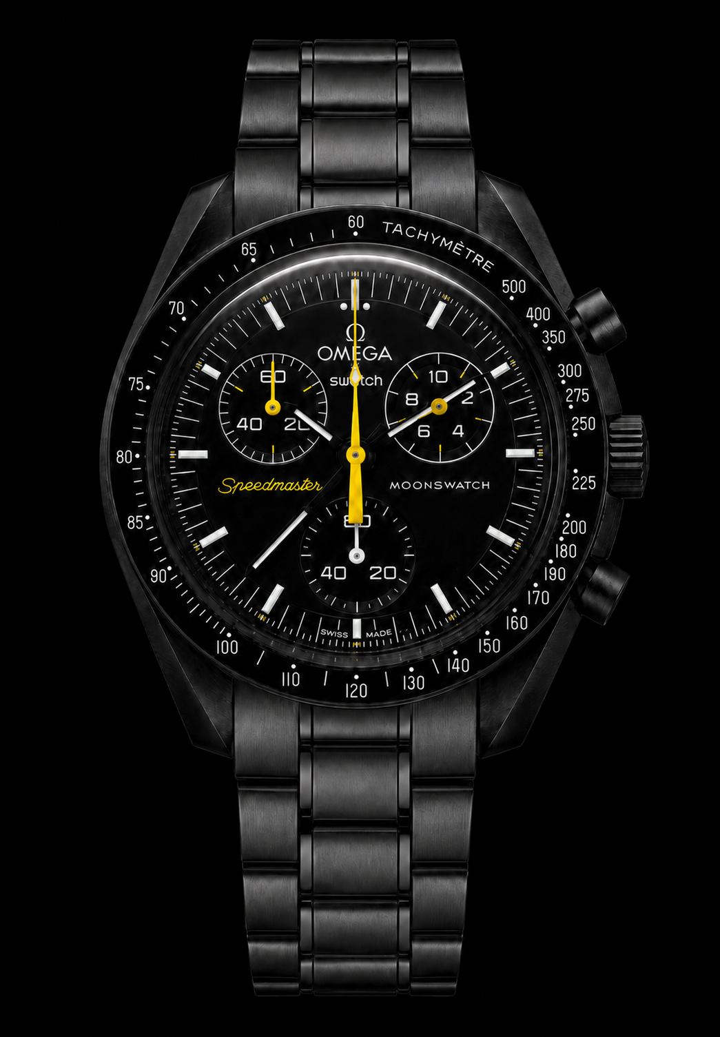 MOD Moonswatch Black Racing