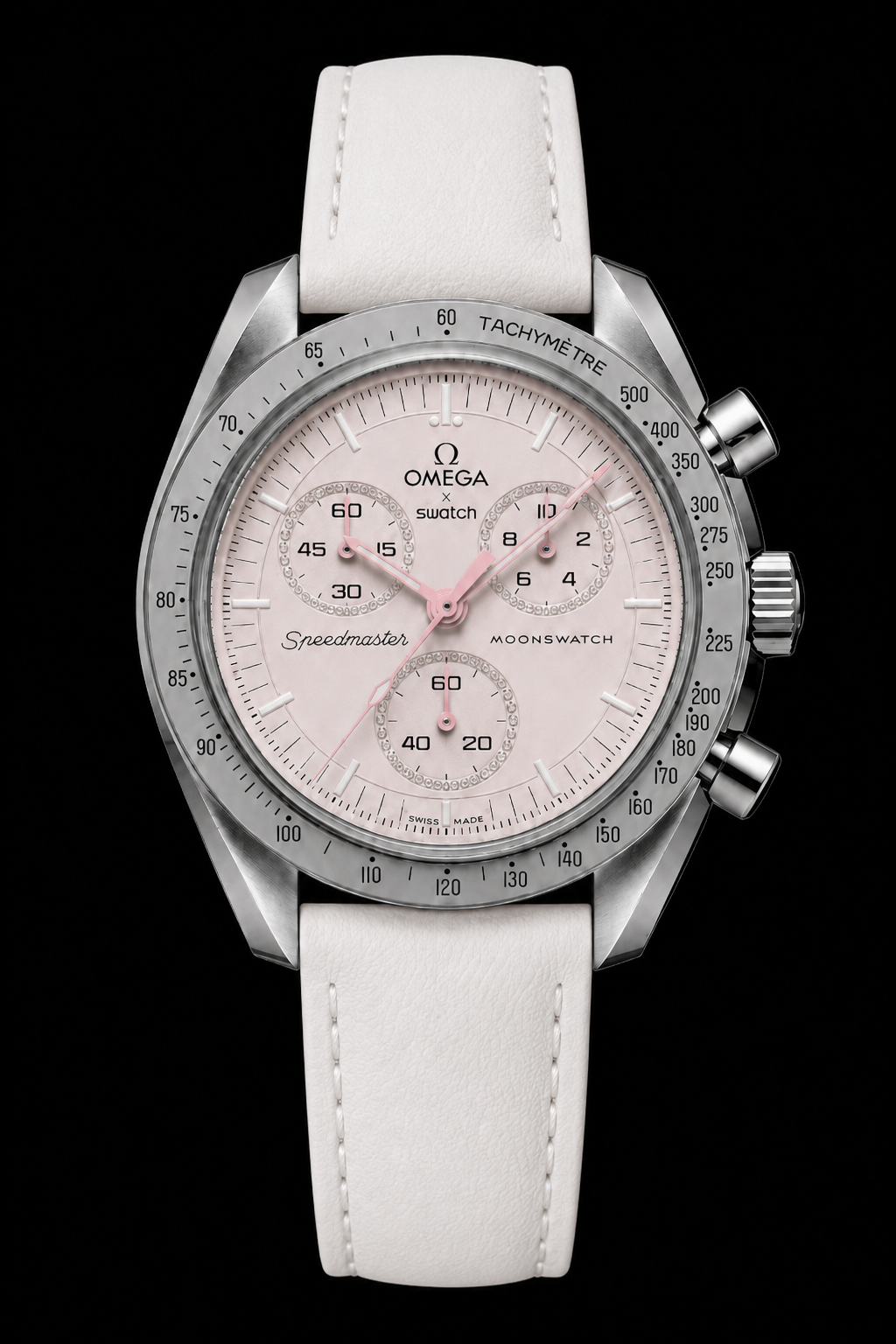 MOD Moonswatch Pink White
