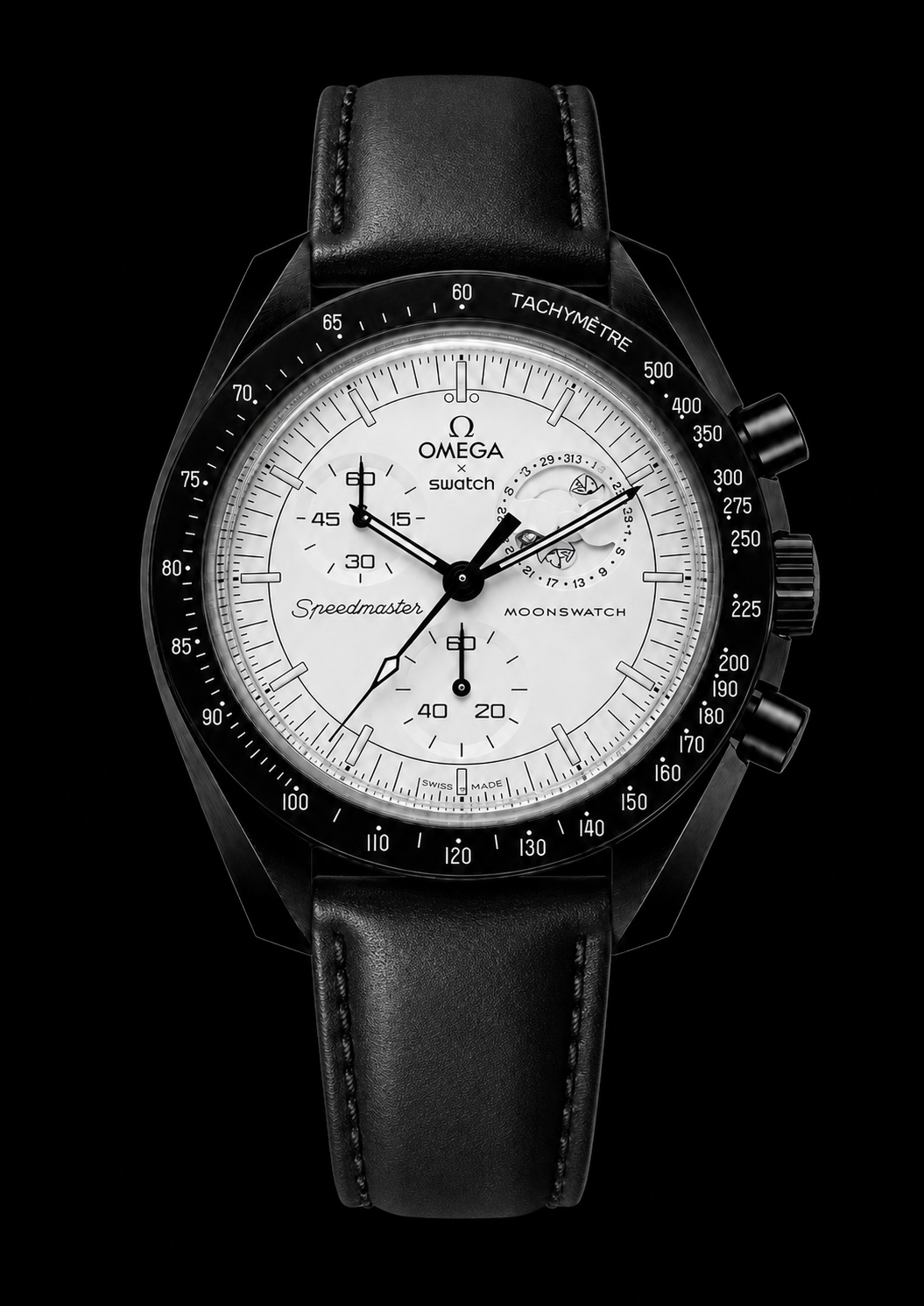 MOD Moonswatch Black White Snoopy