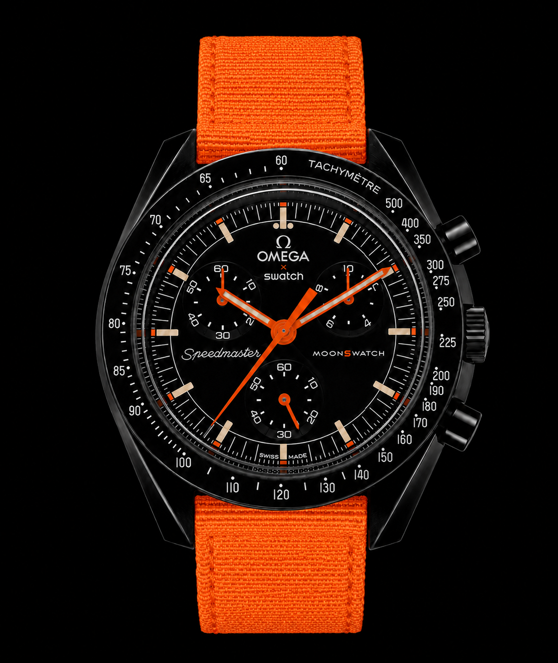 MOD Moonswatch Black Lava