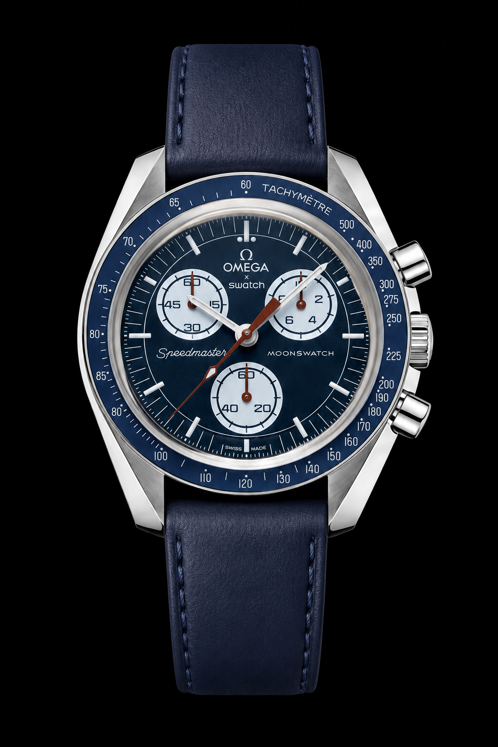 MOD Moonswatch Blue Racing