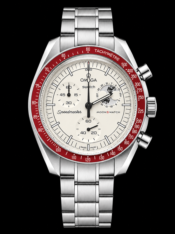 MOD Moonswatch Red White Snoopy