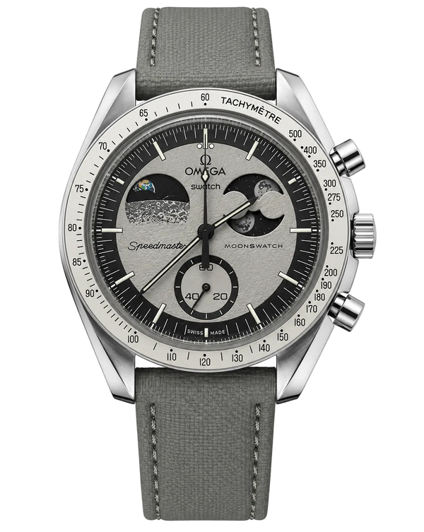 MOD Moonswatch Silver Earth