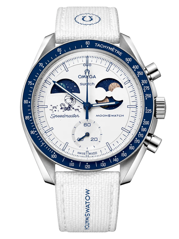 MOD Moonswatch White Blue Moon