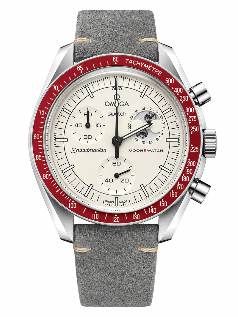 MOD Moonswatch Red White Snoopy