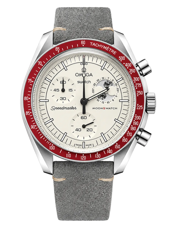 MOD Moonswatch Red White Snoopy