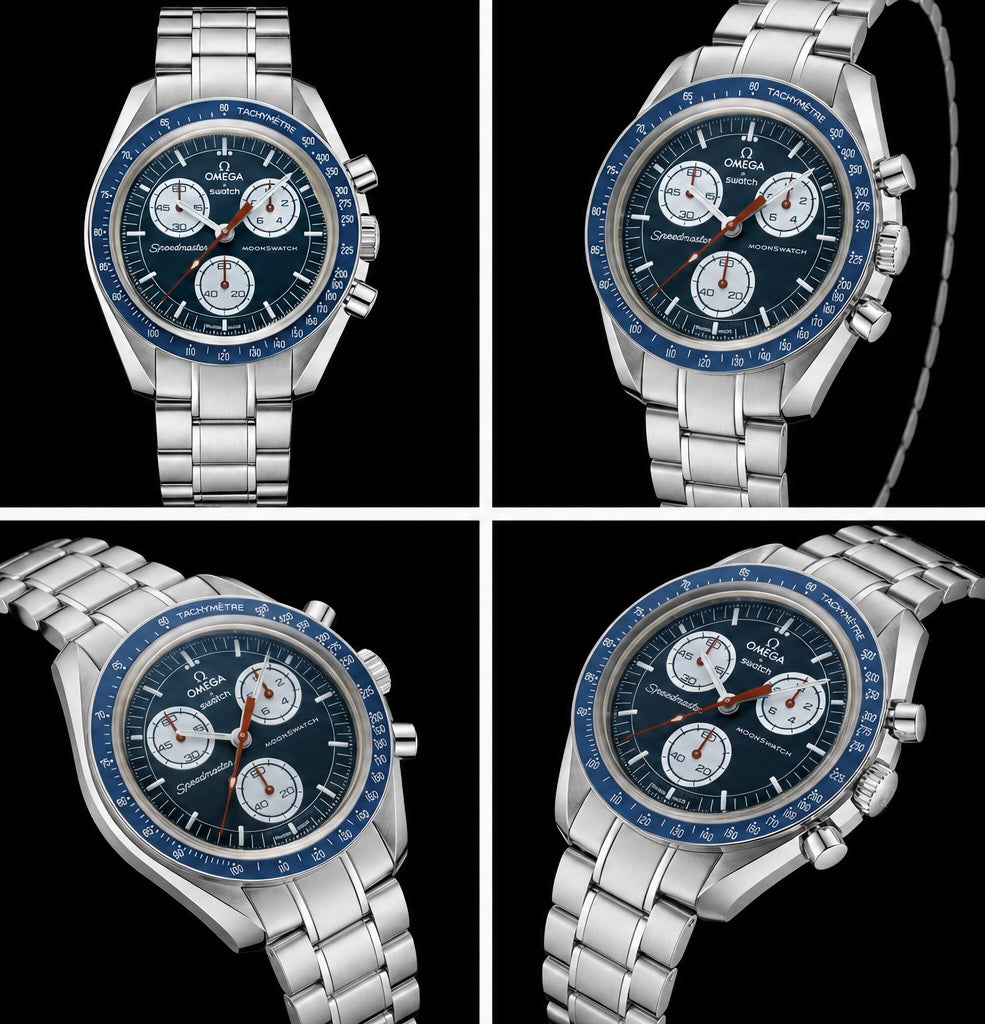 MOD Moonswatch Blue Racing